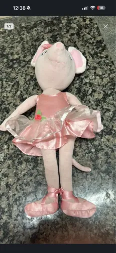 Bomeca d e pelúcia Angelina bailerina