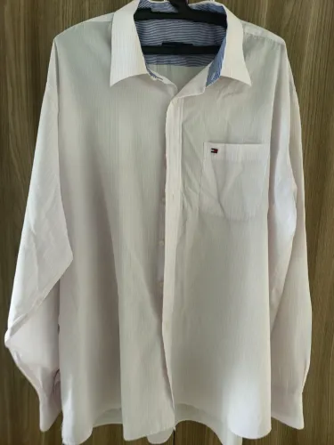 R$ 80 | Camisa Tommy Hilfiger | Tamanho 39-40 | Masculina | Perfeito Estado | Original