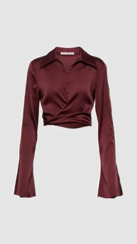 Vende-se camisa social bordo M