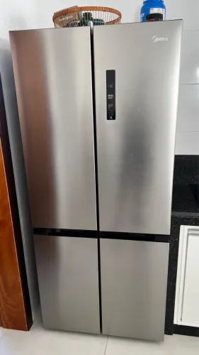 Geladeira Midea 474L Multidoor 4 Portas Inverter Smart Inox