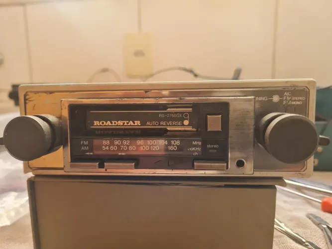 Toca fitas roadstar 