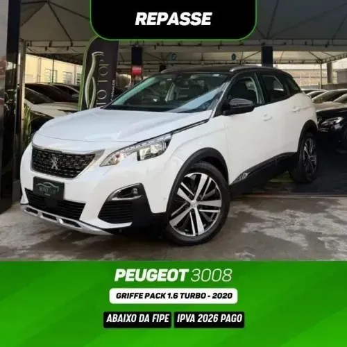 Peugeot 3008 Griffe Pack 1.6 Turbo 16V 5P Aut. 2020
