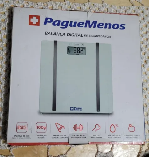 Vendo Balança Pague Menos<br>Bioimpedância