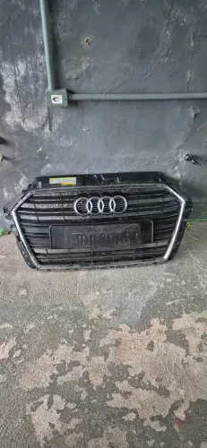 Grade Dianteira Parachoque Preto Fosco - Compatível com Audi A3 Sedan 2018