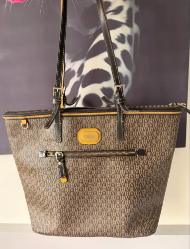 Bolsa Tote Victor Hugo marrom - ORIGINAL