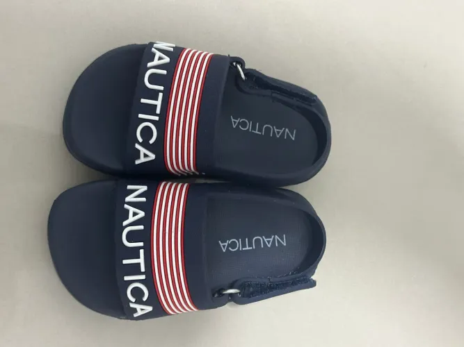 Sandália Chinelo Slide Infantil Nautica Original - Novo (Tam 18/19)