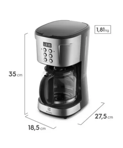 Cafeteira Elétrica Electrolux Digital 