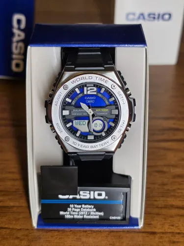 Relógio Casio MWQ-100<br>Original<br>Novo Completo na Caixa