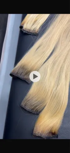 Cabelo loiro telado 