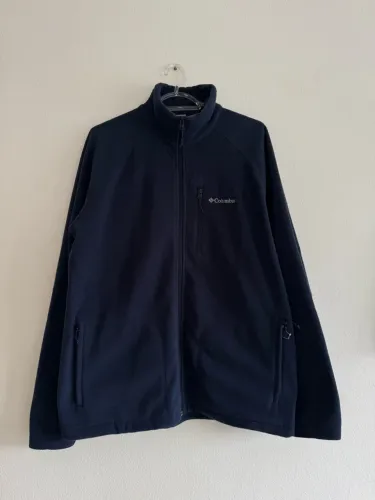 Jaqueta Columbia Masculina  Fleece - Marinho
