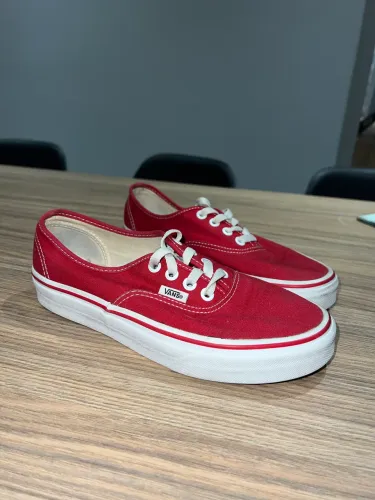 Tênis Vans Vermelho - Tamanho 35 