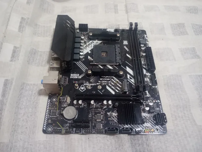 Placa mãe b450m ddr4