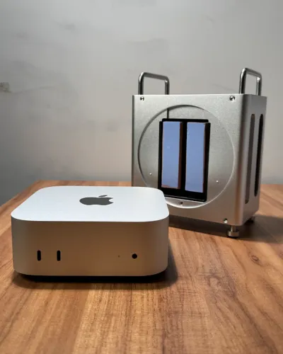 Apple Mac Mini M4 PRO - 64GB RAM | 4TB + Dock Station Dual Slot SSD NVME Portátil 