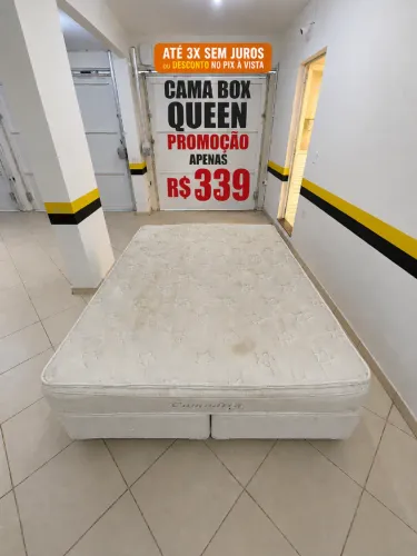 PROMOÇÃO: Cama Box Queen - 3x sem juros!