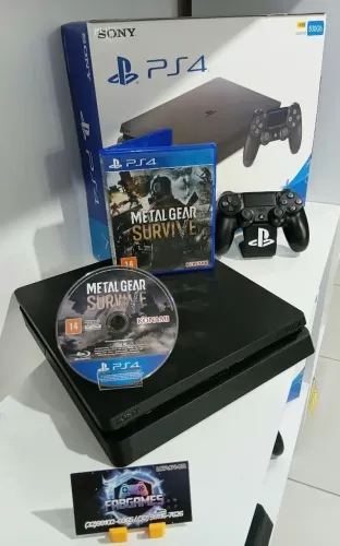 Playstation 4 Slim 500GB. Garantia 3 meses aqui na LOJA FABGAMES