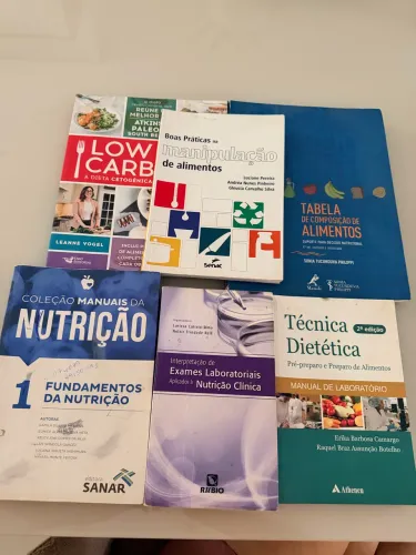 ? KIT DE LIVROS DE NUTRIÇÃO - OPORTUNIDADE!