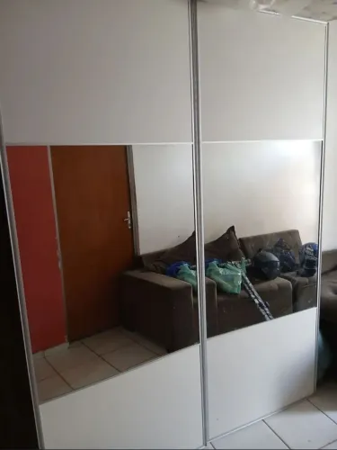 Dois espelho Grande porta de guarda roupa