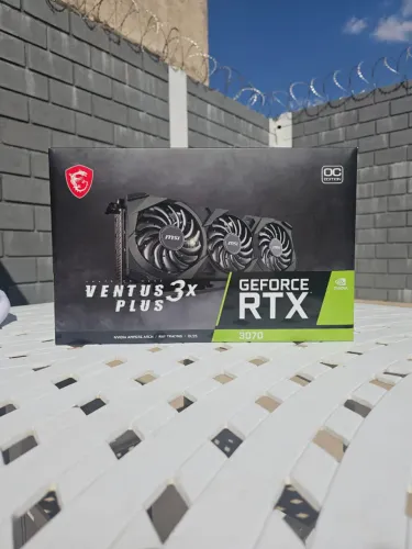Placa de Vídeo MSI RTX 3070 Ventus 3X Plus OC - 8GB - Na Caixa