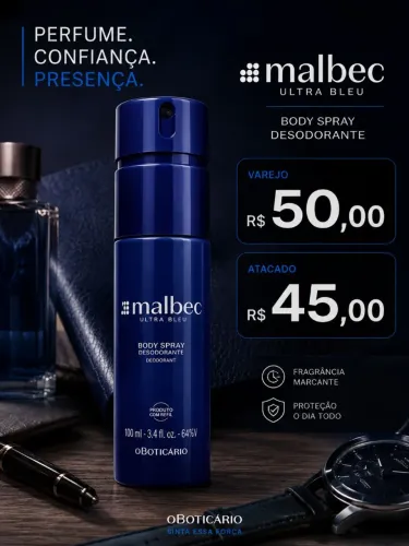 Body spray malbec ultra bleu 
