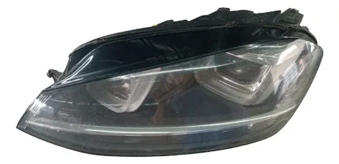 Farol Dianteiro Esquerdo C/ Led Xenon Vw Golf 2014/2018 Esquerdo/motorista