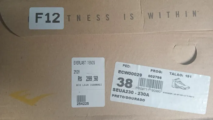 Tênis bota everlast