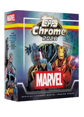 Mega Box - Marvel Comics Chrome - Topps 2026 - 56 cards - IMPORTADO