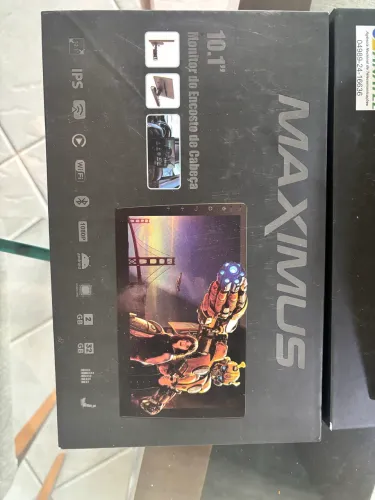 Monitor Encosto De Cabeça para carro Maximus 10.1 Ips Android Wi-fi