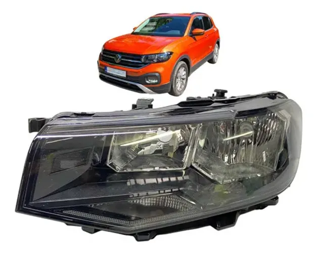Farol Esquerdo Volkswagem T-cross 2018 A 2023 Usado Original Esquerdo/motorista