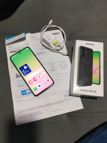 Samsung A56 com Nota fiscal 1 ano apenas de uso!