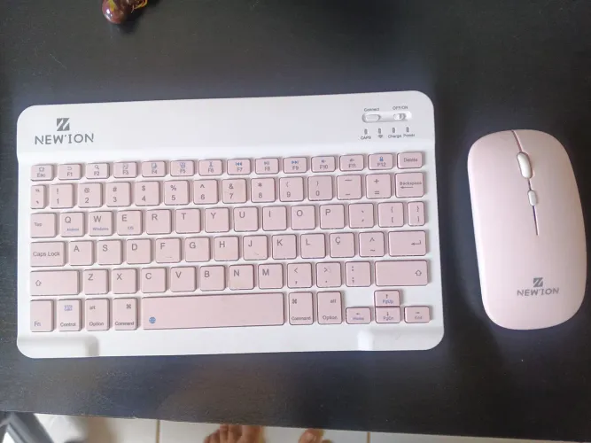 MOUSE E TECLADO SEM FIO NEW'ION