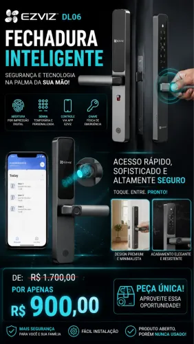 Fechadura inteligente EZVIZ dl06