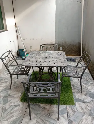 MESA 04 CADEIRAS JARDIM