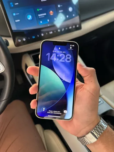 iPhone 14 128GB Branco - Impecável, Todo Original
