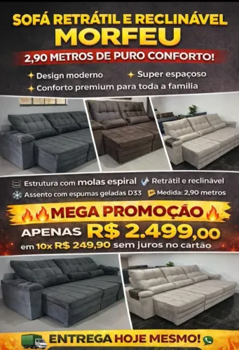 Sofá retrátil 
