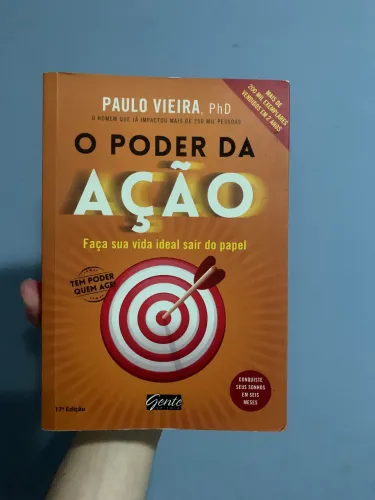 livro o poder da ação paulo vieira original usado