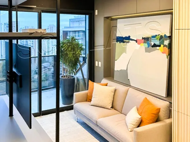 Studio mobiliado 45m² com vaga no VN Millennium Vila Olímpia, Investimento ou Moradia