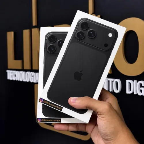 LOJA FÍSICA. NOVO IPHONE 18 PRO MAX 256GB PRETO | NOVOS LACRADOS PRONTA ENTREGA