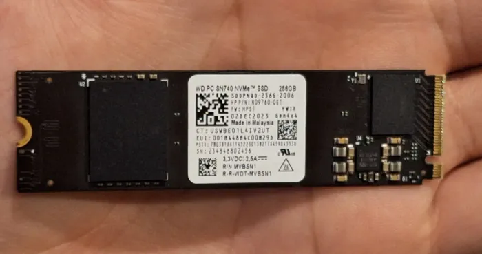 NVMe WD 256GB