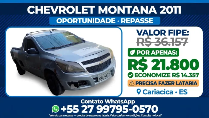 Chevrolet Montana Sport 1.4 Econoflex 8V 2P 2011