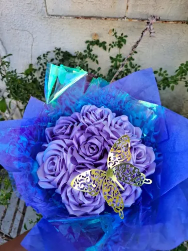 Buquê Personalizado de Cetim Sob Encomenda