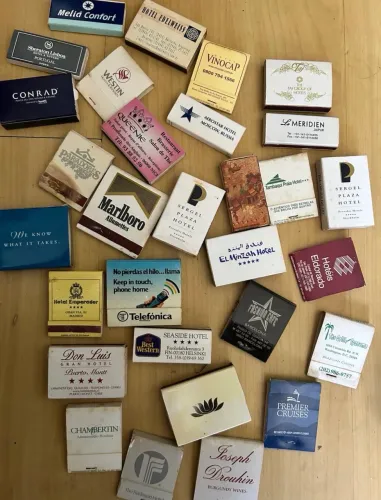 Lote antigas caixas de fósforos