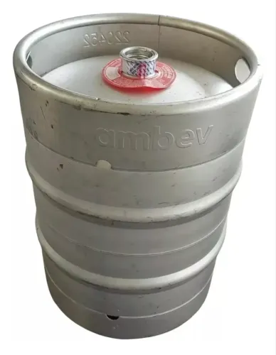 Barril de chopp Ambev Brahma casco (vazio)