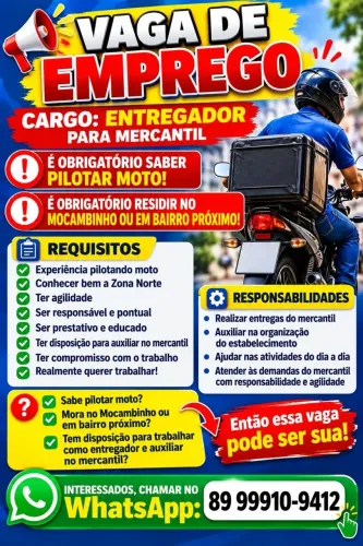 Entregador de mercantil