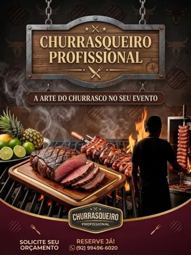 Churrasqueiro profissional 