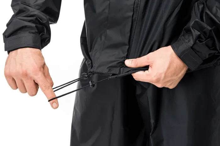 Capa de Chuva Motoqueiro Impermeável Nylon, Pantaneiro, Tamanho M, Preto