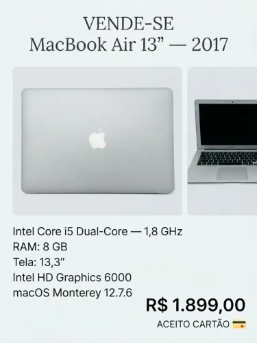 Vendo MacBook Air 13'
