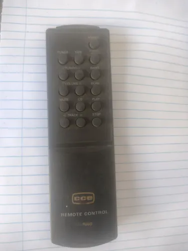 Controle remoto para som CCE modelo SS9000
