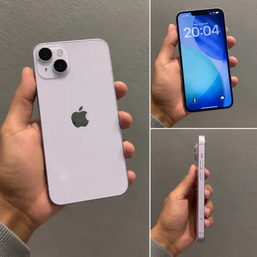 IPhone 14 Plus lilás 128gb Bateria 82%Novo possui caixa e nota fiscal