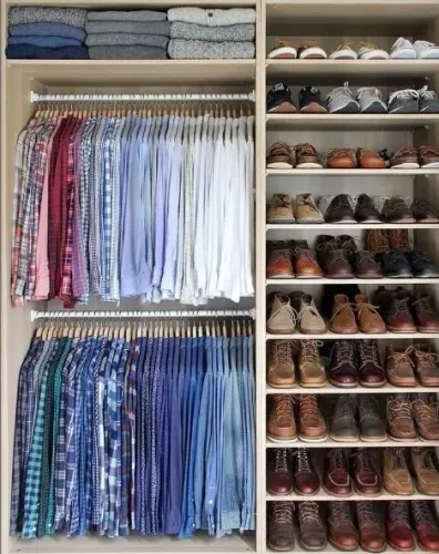 Lavo e passo roupas .