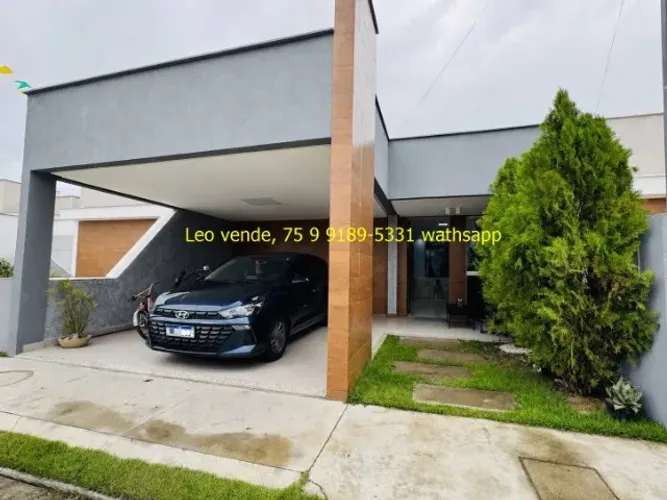 Leo vende, casa , bairro Sim, 3 suítes, closet, área goumert , mobiliada
